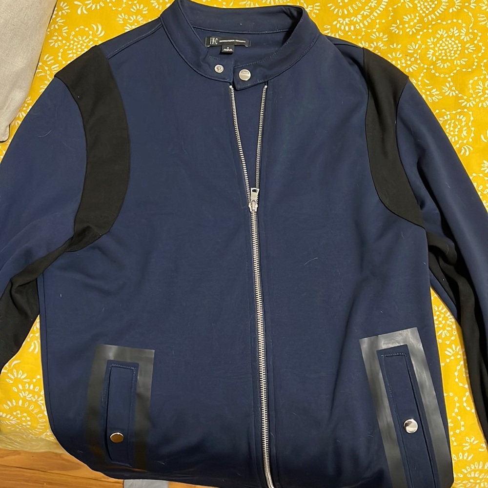 International Concepts INC Navy Zip Up